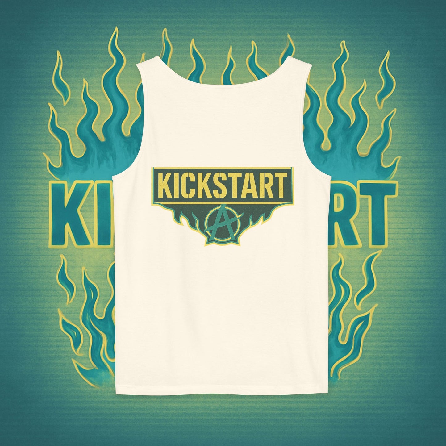 Burn to Rise Phoenix Tank | Kick$tart Motivational Gym Cutoff Shirt
