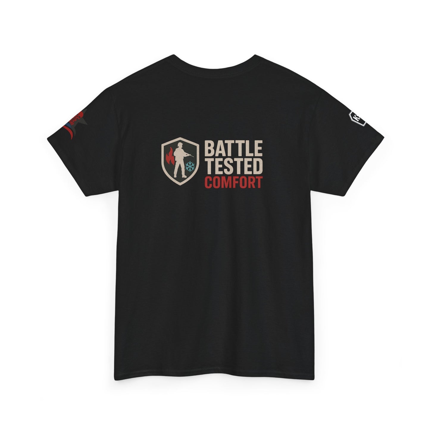 Battle Tested Comfort T-Shirt | Unisex Heavy Cotton Tee | Military Style Tee, Everyday Comfort Wear, Gift for Veterans, Casual Outfit