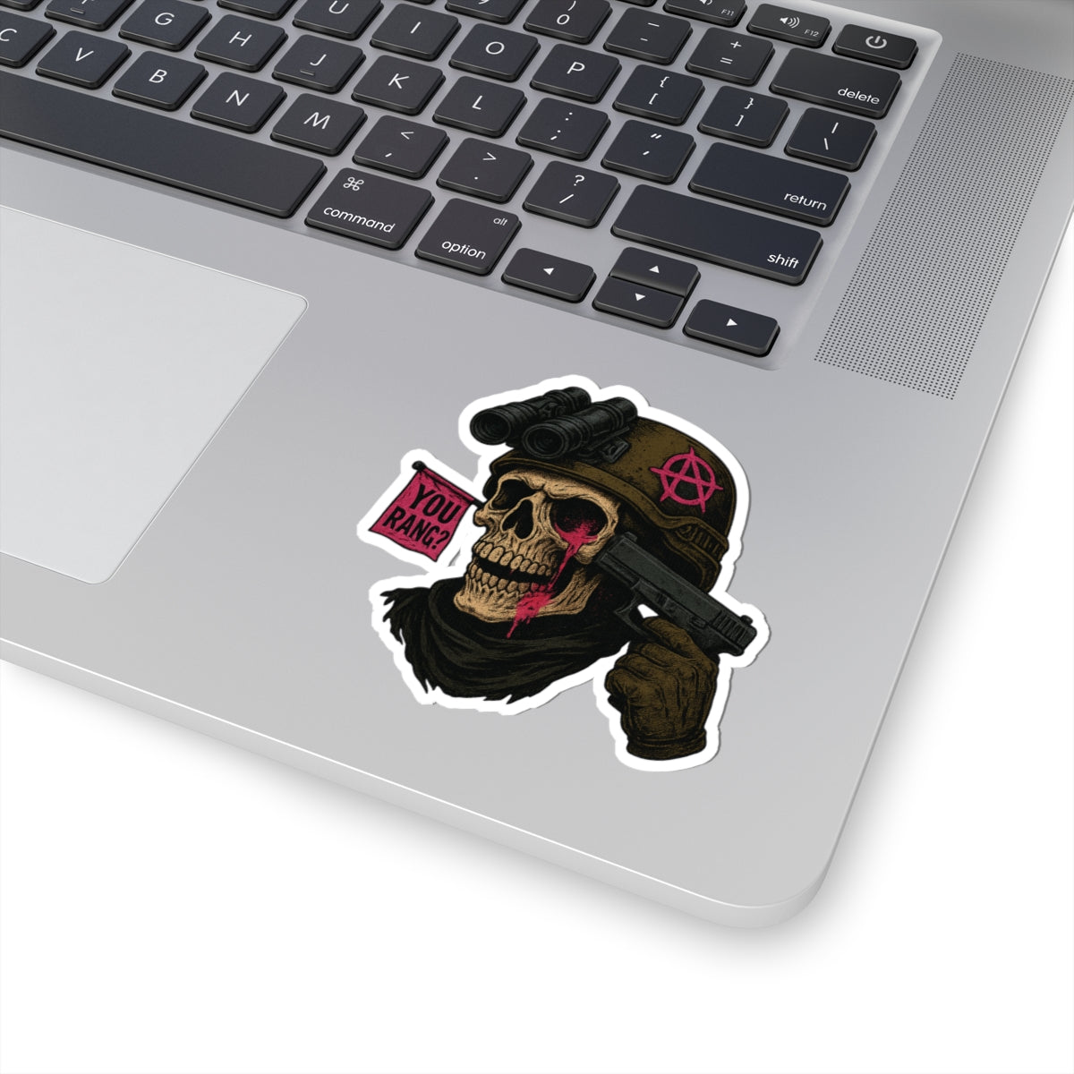 “You Rang?” Sticker – Grim Reaper Motorcycle Helmet Decal