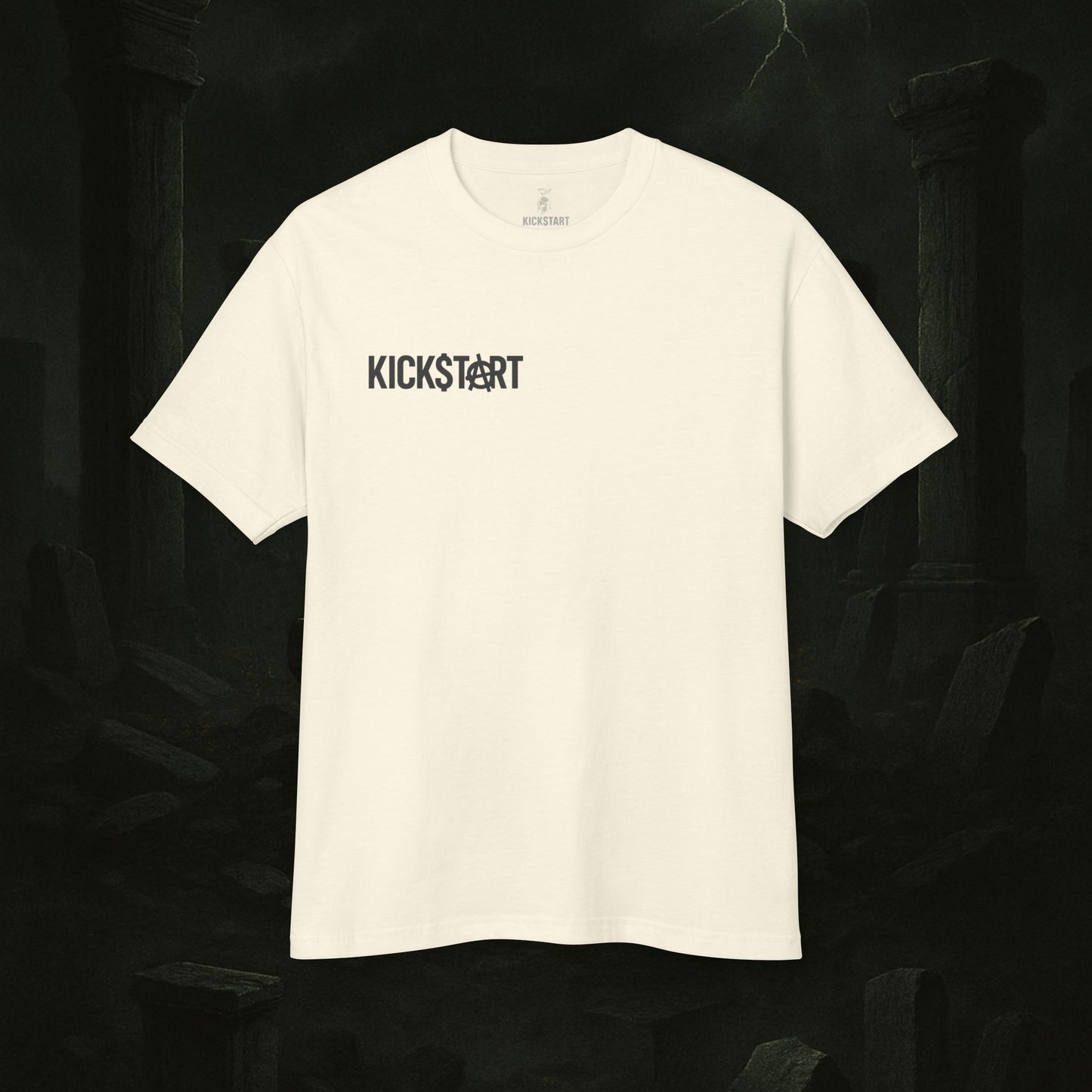 Kick$tart Spartan Tee – Heavyweight Warrior Graphic Shirt