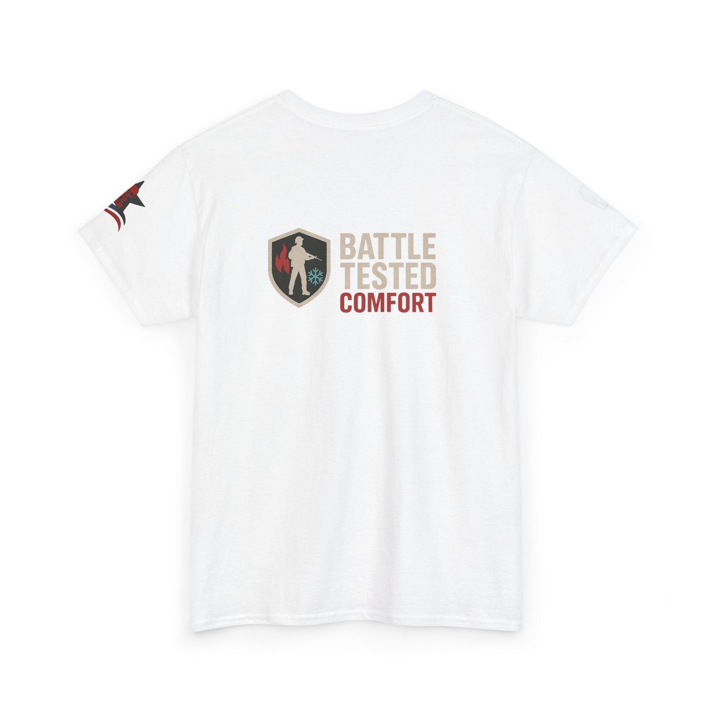 Battle Tested Comfort T-Shirt | Unisex Heavy Cotton Tee | Military Style Tee, Everyday Comfort Wear, Gift for Veterans, Casual Outfit