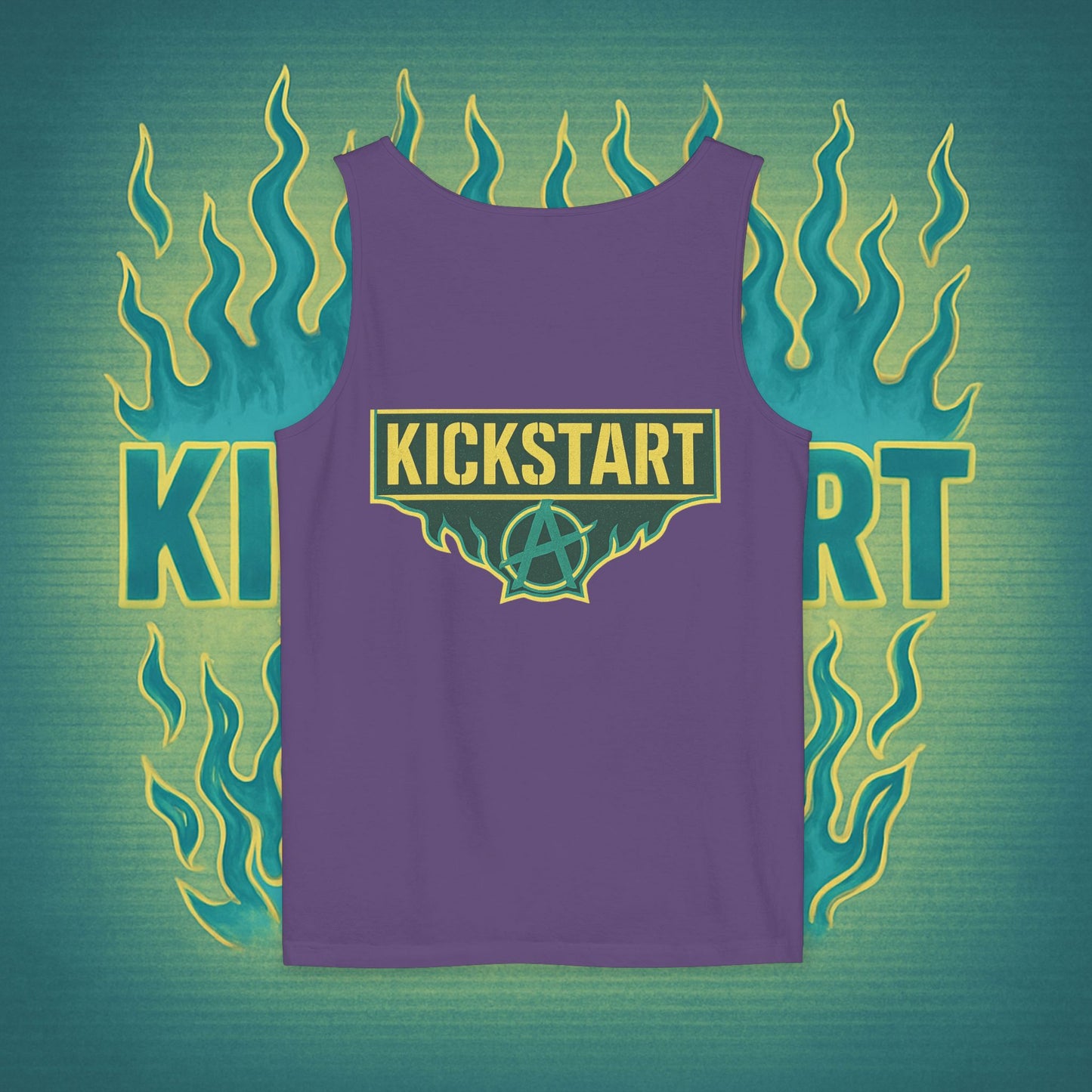 Burn to Rise Phoenix Tank | Kick$tart Motivational Gym Cutoff Shirt