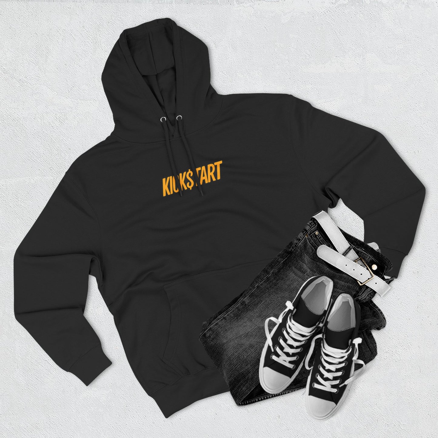 Kickstart Graphic Fleece Hoodie - Cozy Cat