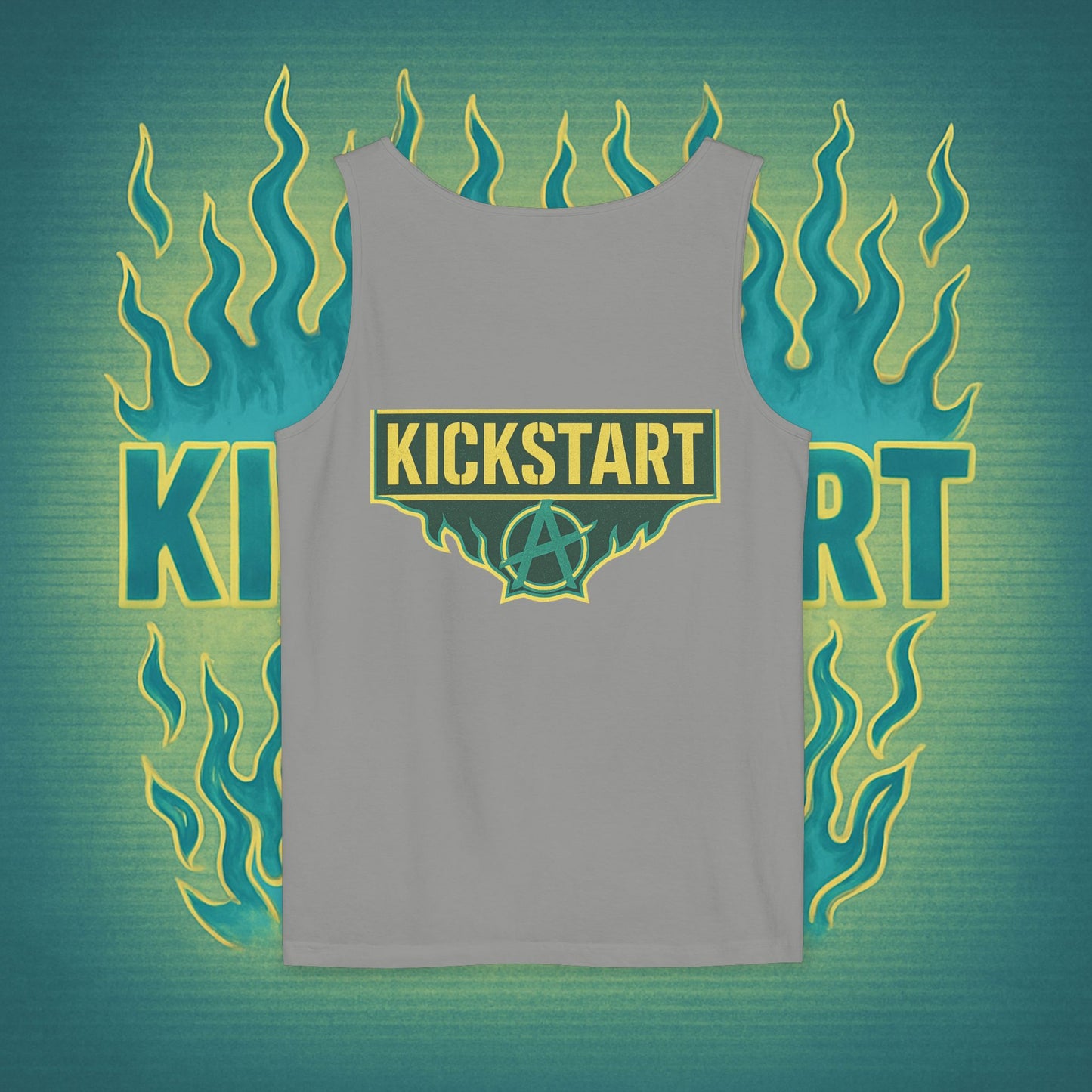 Burn to Rise Phoenix Tank | Kick$tart Motivational Gym Cutoff Shirt
