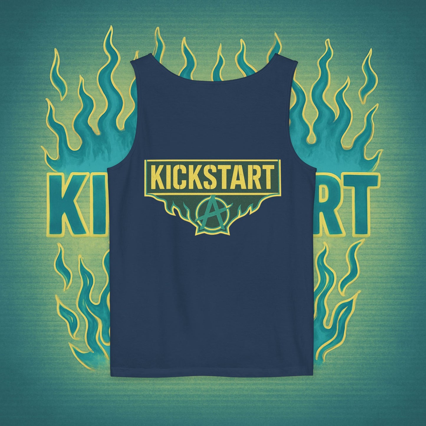 Burn to Rise Phoenix Tank | Kick$tart Motivational Gym Cutoff Shirt