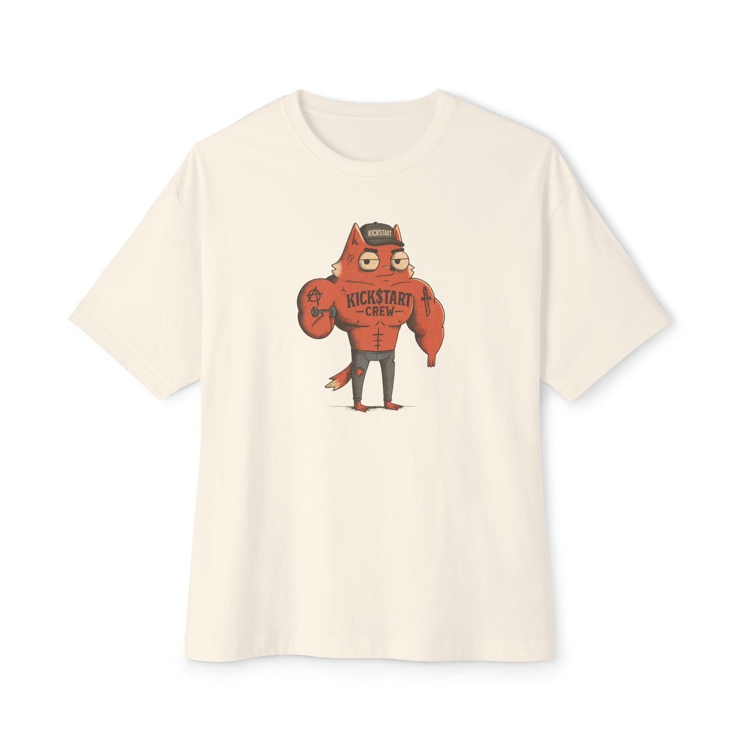 Kickstart Crew Oversized Tee Team Spirit