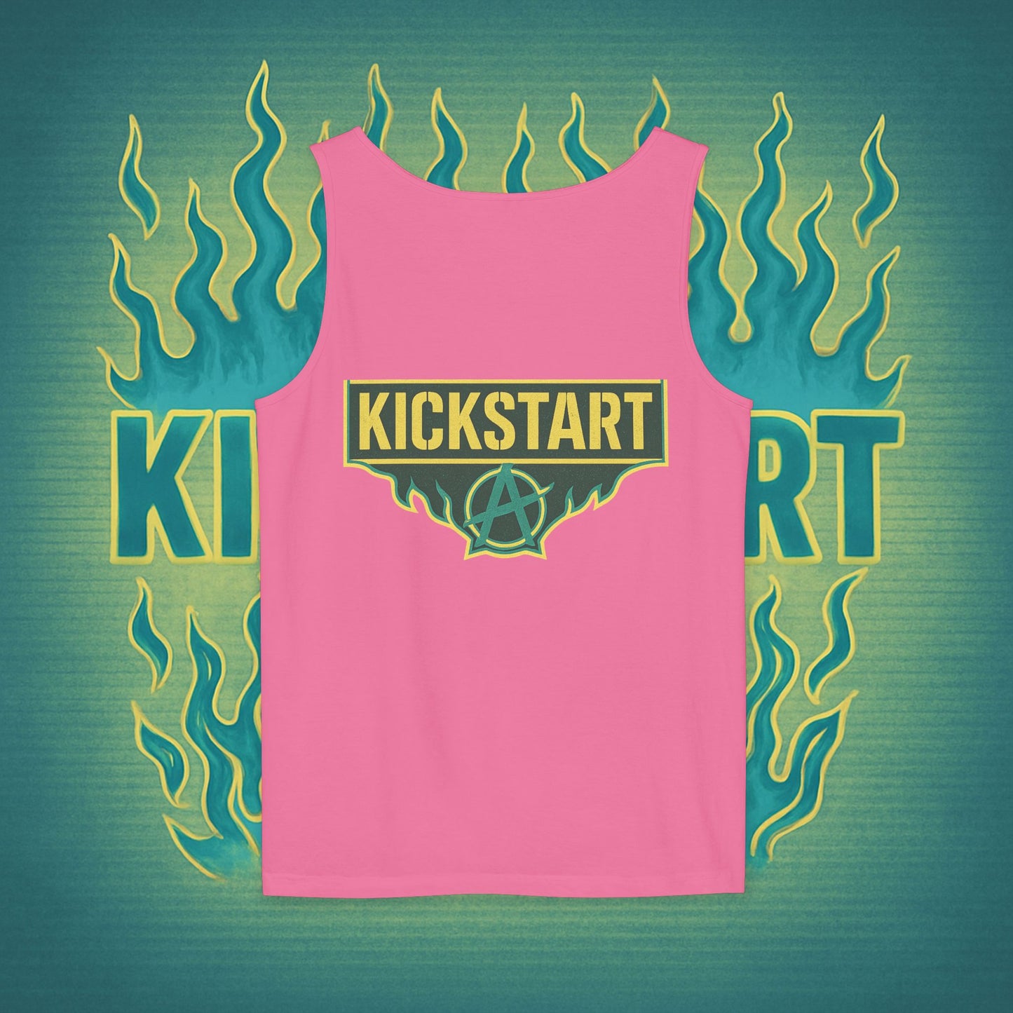 Burn to Rise Phoenix Tank | Kick$tart Motivational Gym Cutoff Shirt