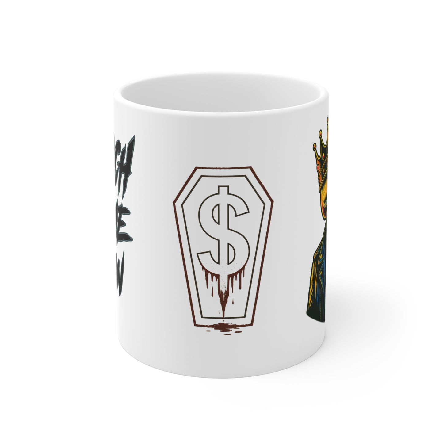 Get Rich or Die Tryin' Mug, Motivational Coffee Cup, Trendy Gift for Entrepreneurs, Unique Office Mug, Inspirational Drinking Mug