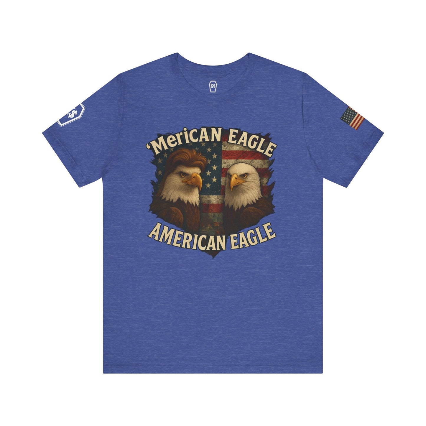 Patriotic Eagle Tee - Unisex Jersey Short Sleeve Shirt for July 4th, Memorial Day, Freedom Fighters, Casual Wear,