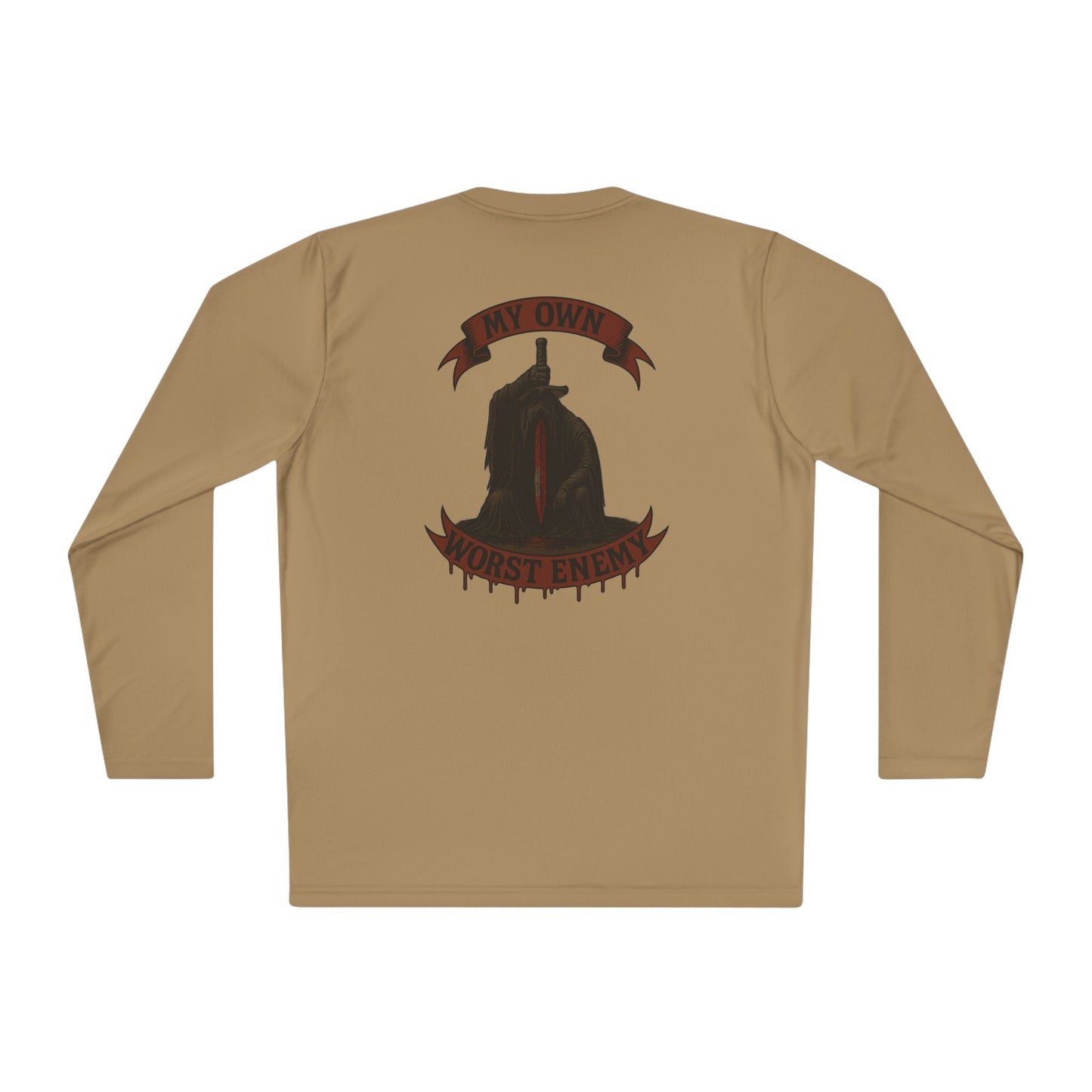Gothic Unisex Tee - My Own Masterpiece, Lightweight Long Sleeve Shirt, Casual Wear, Gift for Art Lovers, Unique Graphic Top