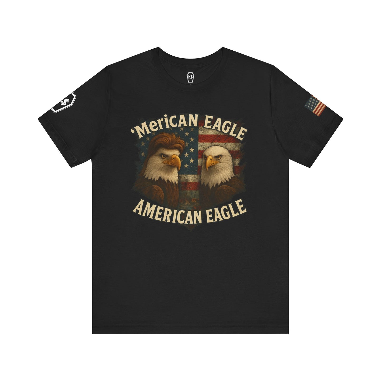 Patriotic Eagle Tee - Unisex Jersey Short Sleeve Shirt for July 4th, Memorial Day, Freedom Fighters, Casual Wear,