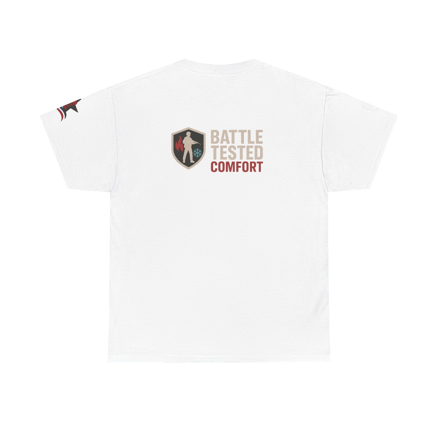 Battle Tested Comfort T-Shirt | Unisex Heavy Cotton Tee | Military Style Tee, Everyday Comfort Wear, Gift for Veterans, Casual Outfit