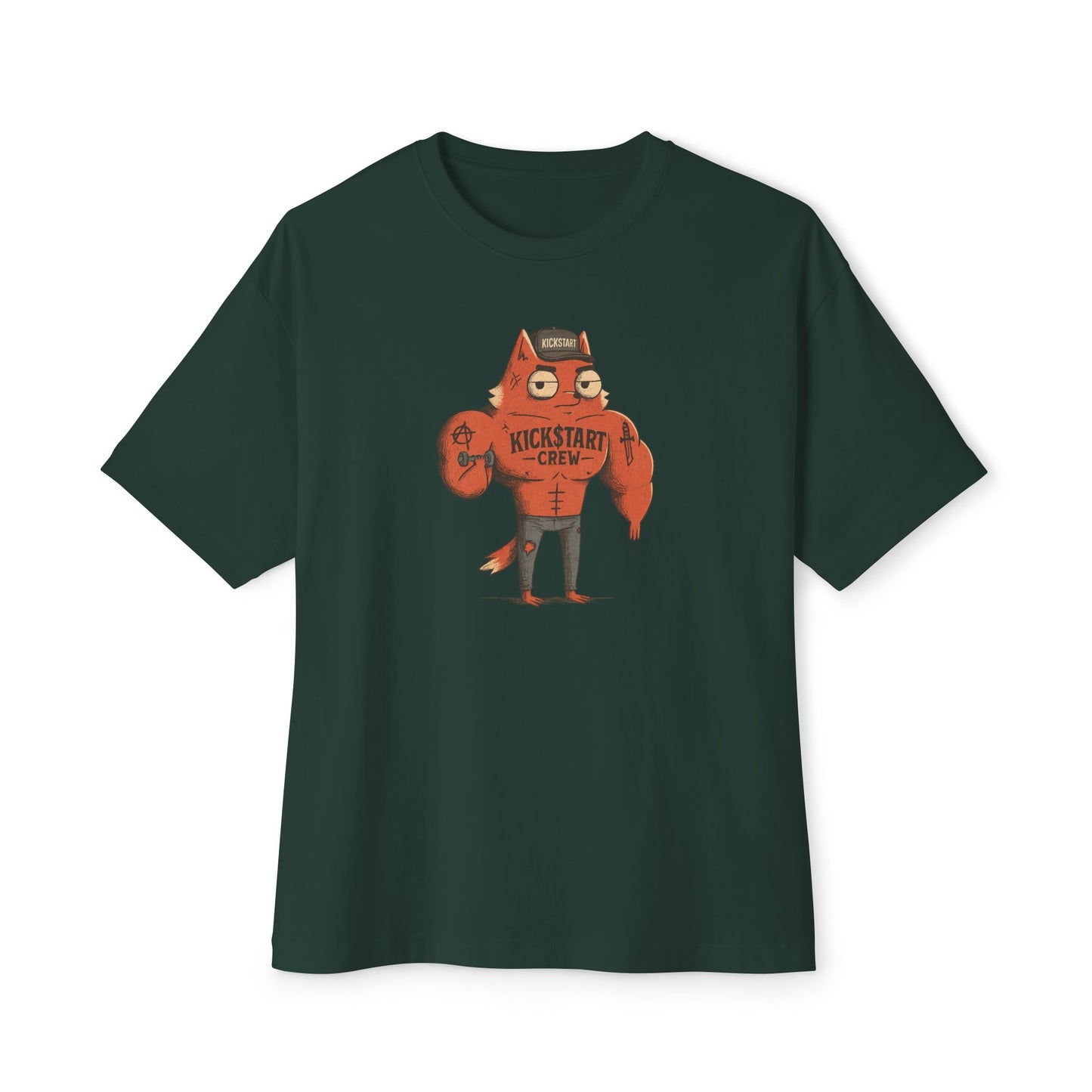 Kickstart Crew Oversized Tee Team Spirit