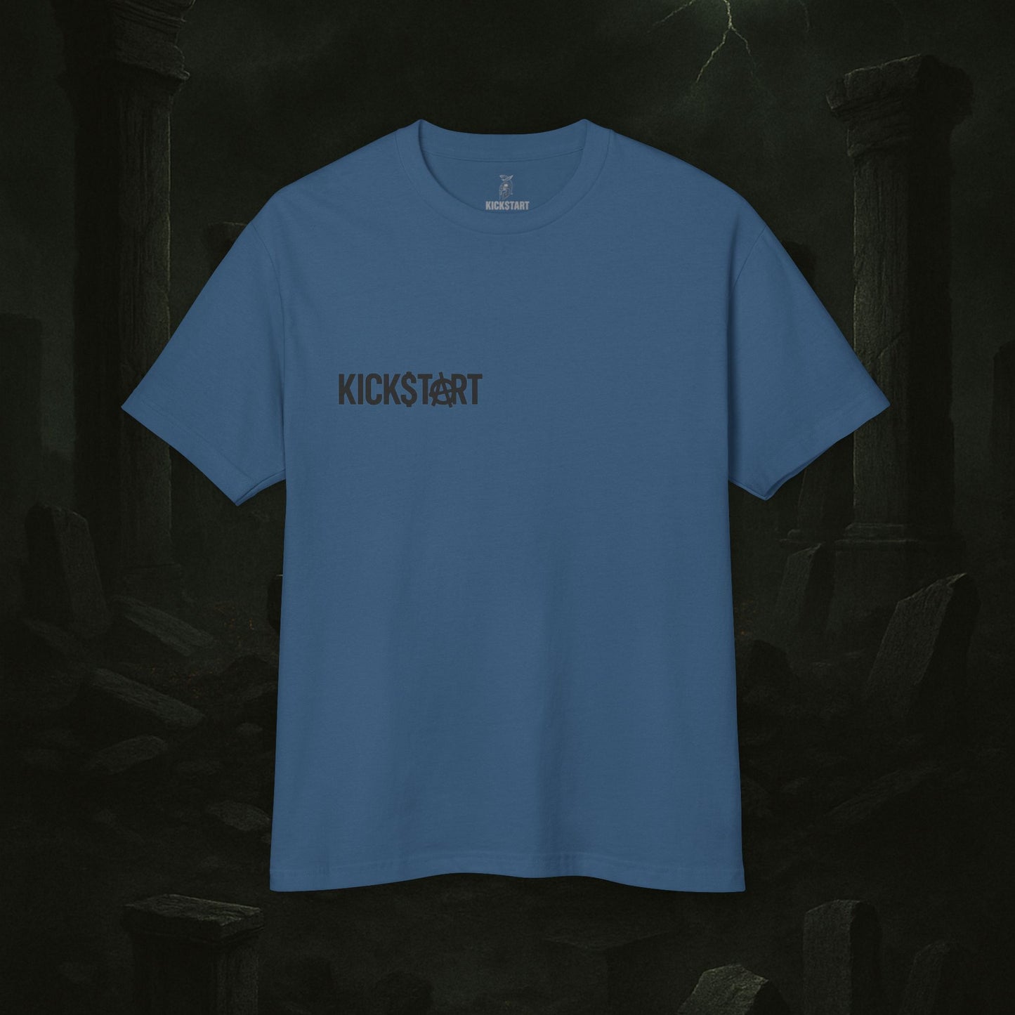Kick$tart Spartan Tee – Heavyweight Warrior Graphic Shirt