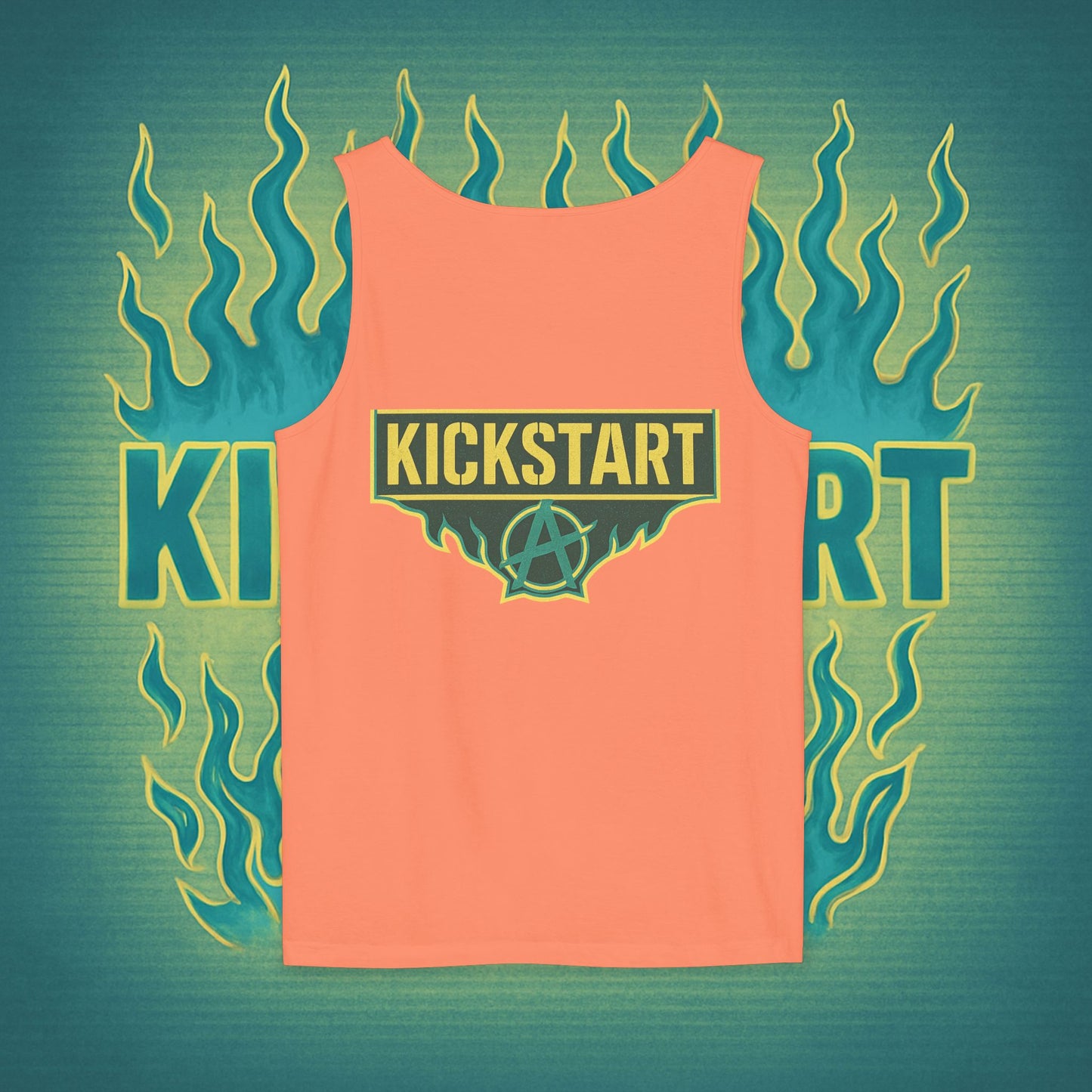Burn to Rise Phoenix Tank | Kick$tart Motivational Gym Cutoff Shirt