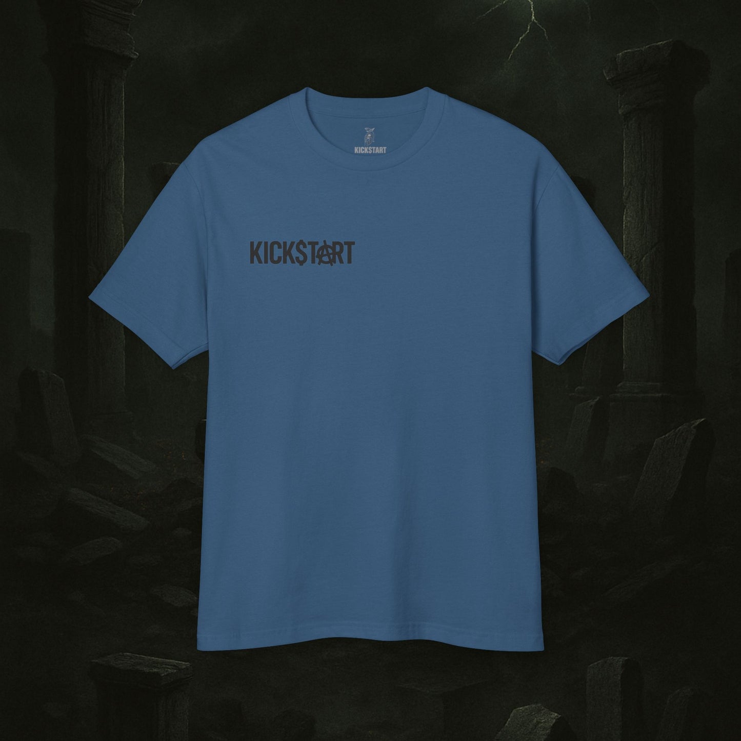 Kick$tart Spartan Tee – Heavyweight Warrior Graphic Shirt