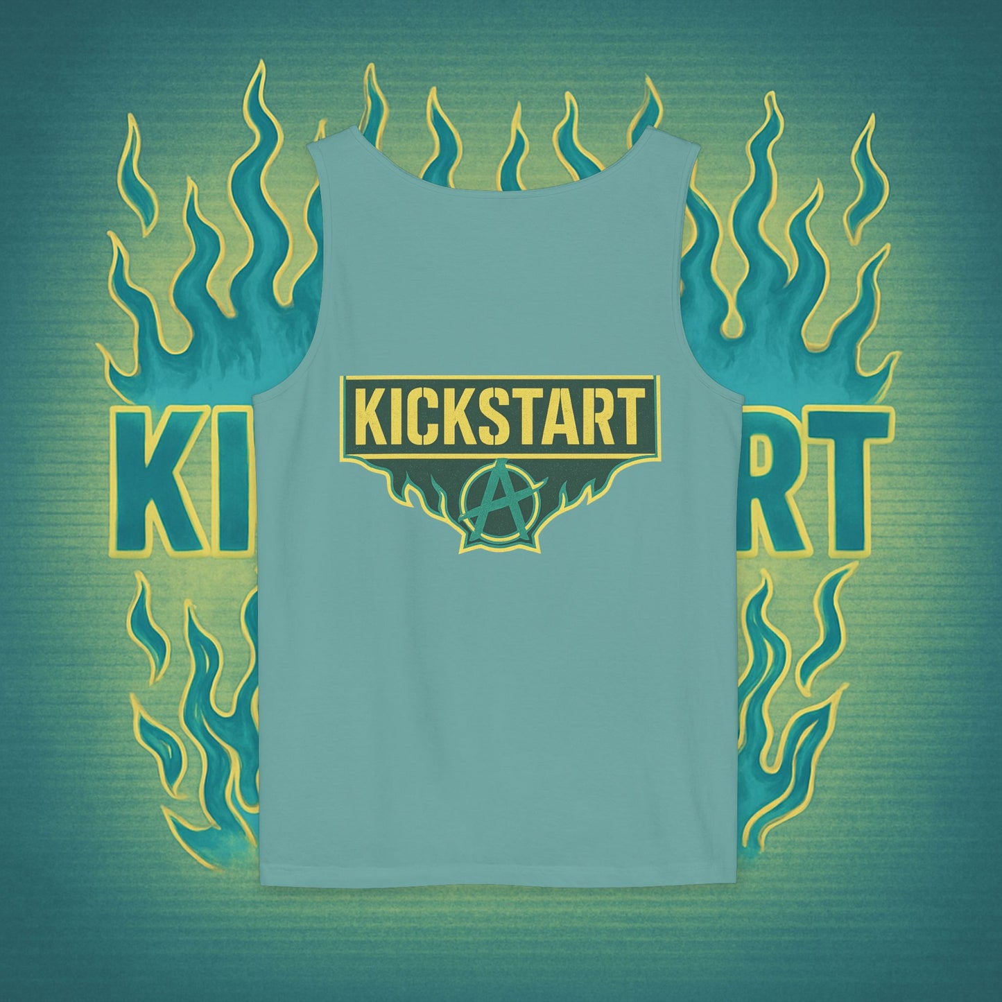Burn to Rise Phoenix Tank | Kick$tart Motivational Gym Cutoff Shirt