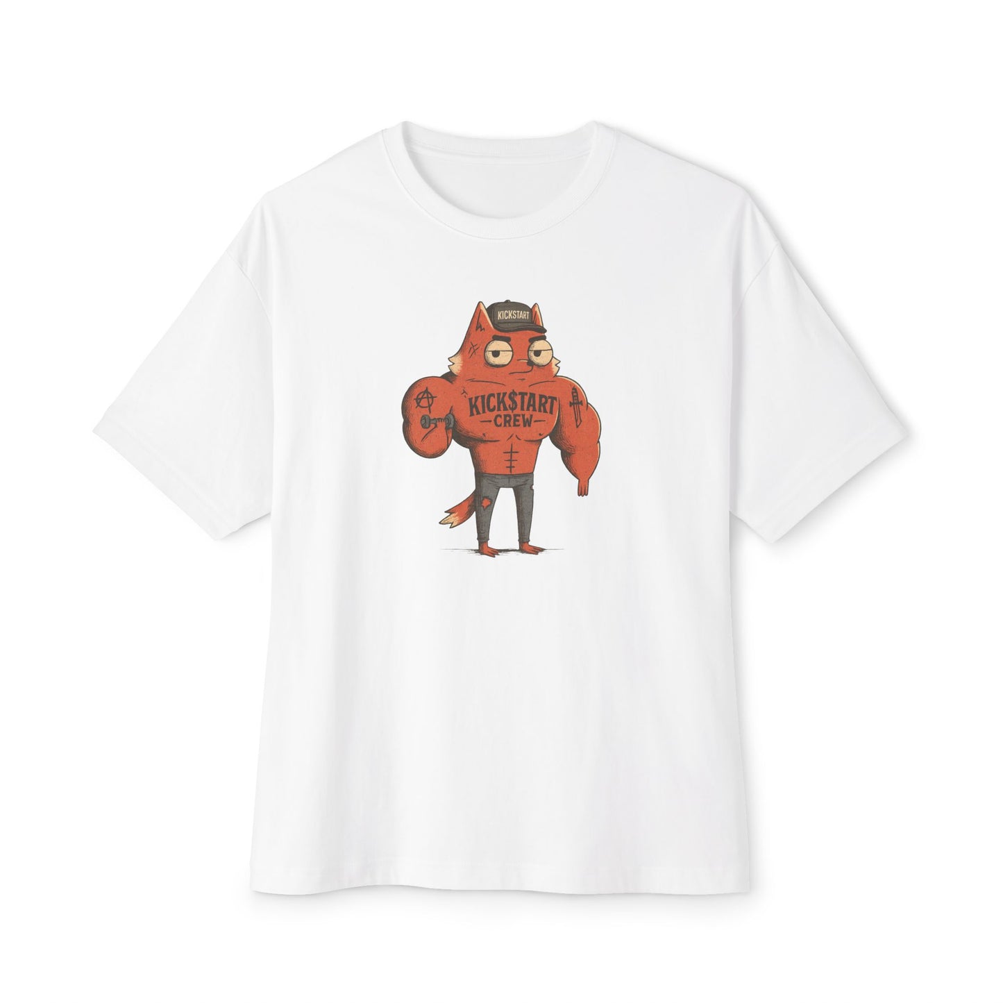 Kickstart Crew Oversized Tee Team Spirit