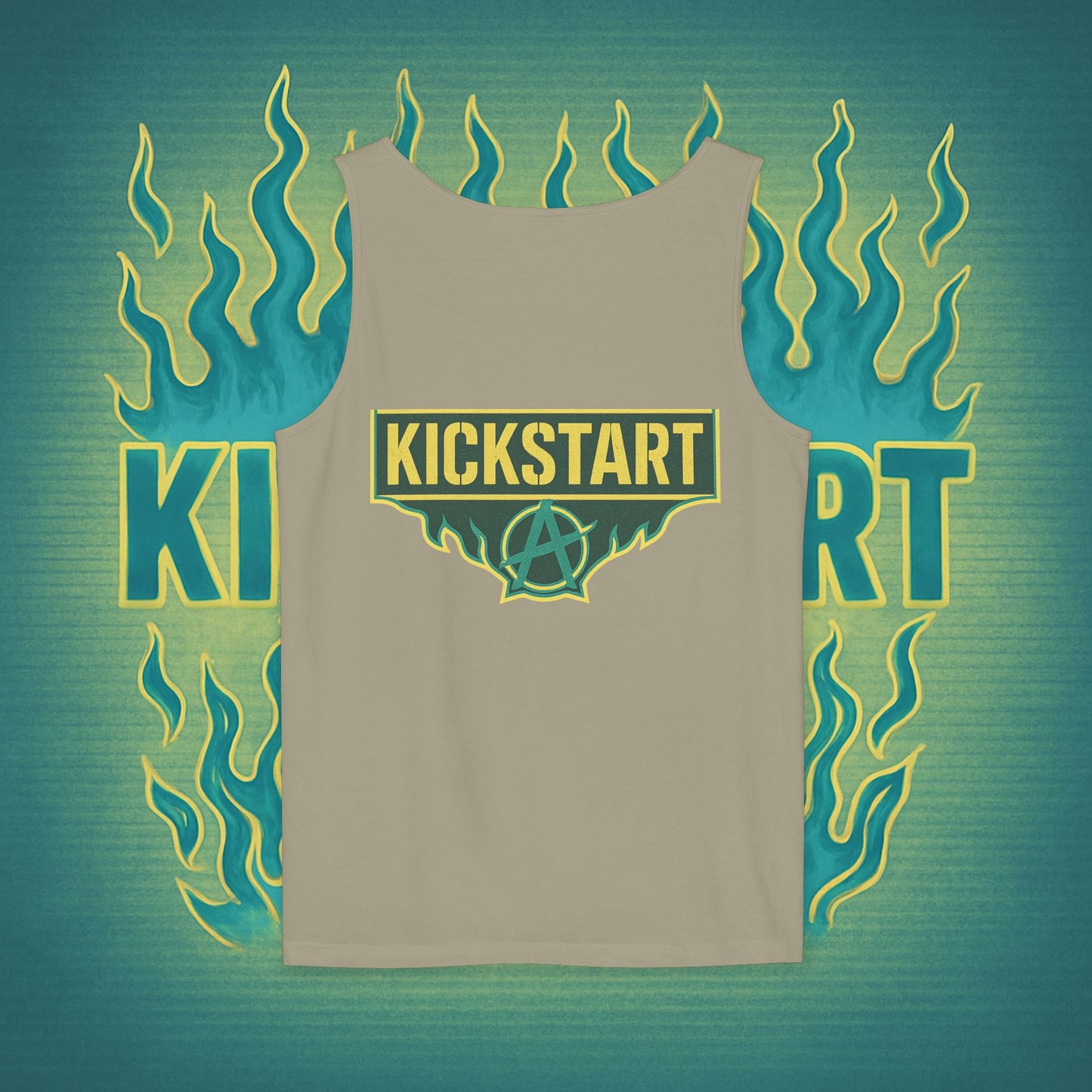Burn to Rise Phoenix Tank | Kick$tart Motivational Gym Cutoff Shirt