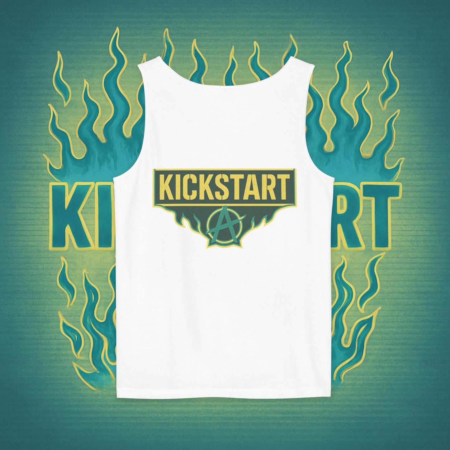 Burn to Rise Phoenix Tank | Kick$tart Motivational Gym Cutoff Shirt