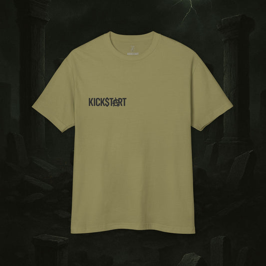 Kick$tart Spartan Tee – Heavyweight Warrior Graphic Shirt