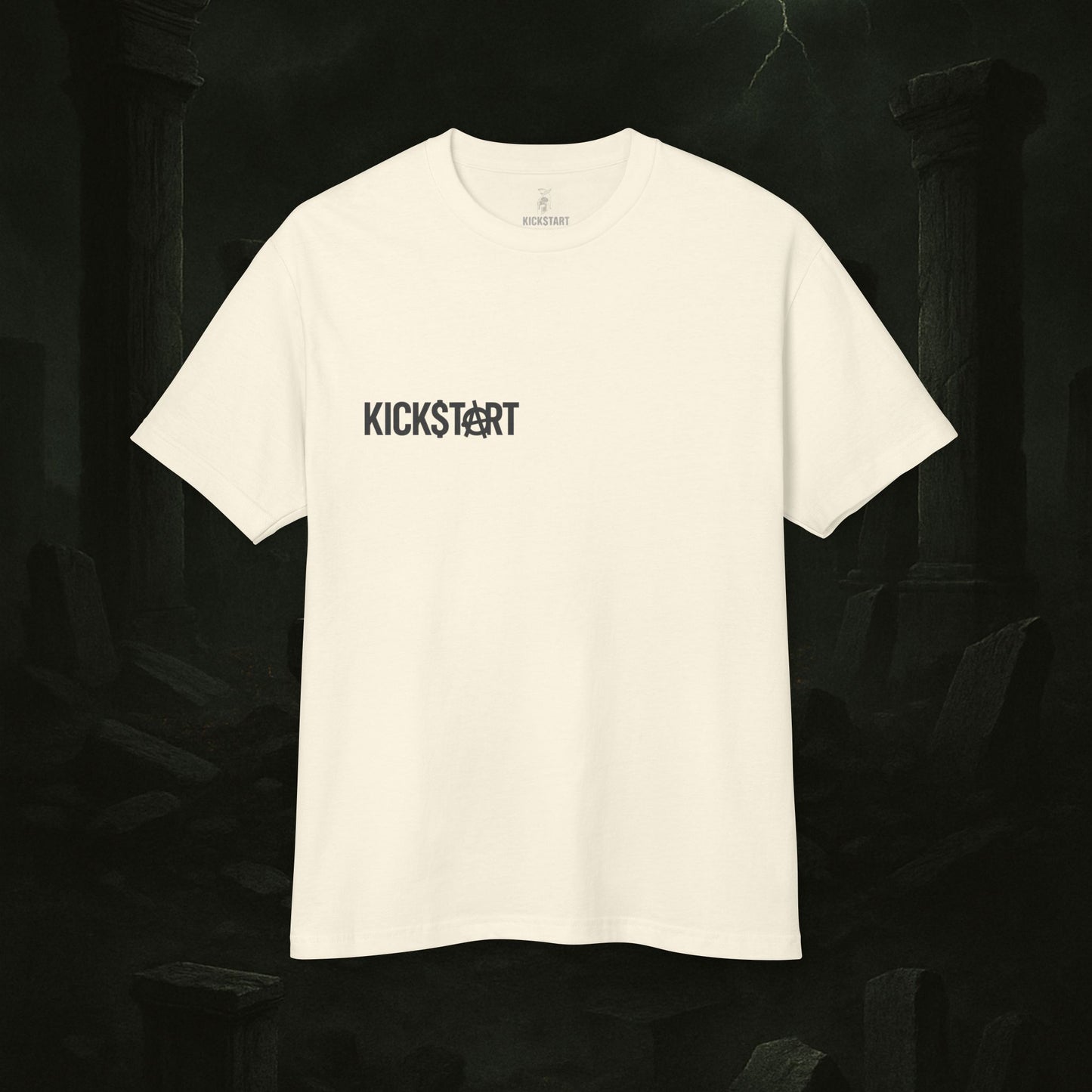 Kick$tart Spartan Tee – Heavyweight Warrior Graphic Shirt