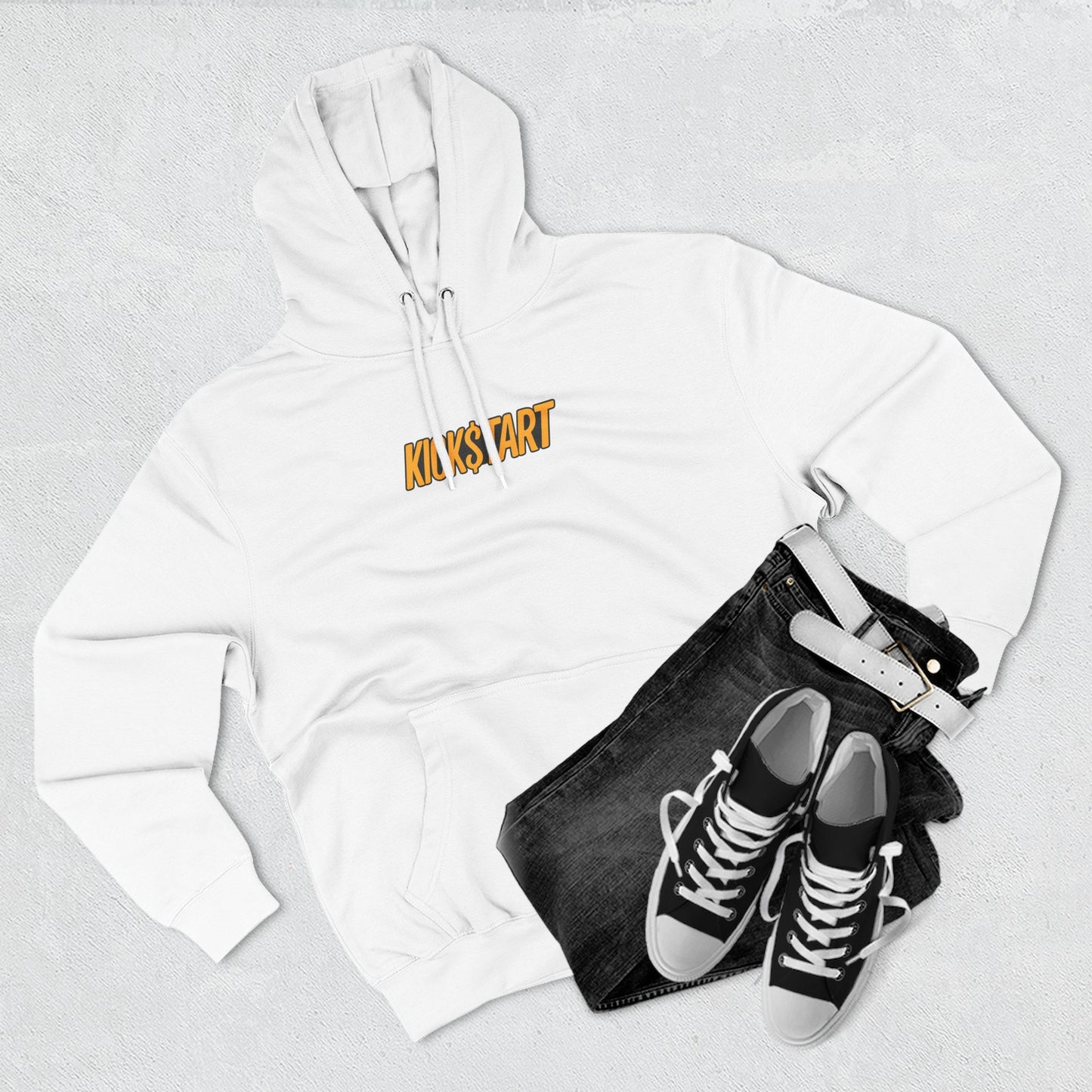 Kickstart Graphic Fleece Hoodie - Cozy Cat