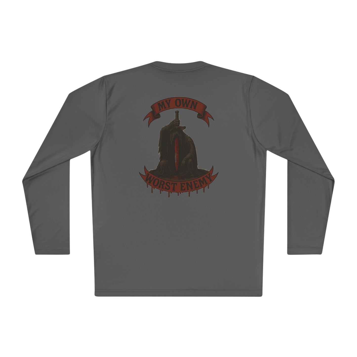 Gothic Unisex Tee - My Own Masterpiece, Lightweight Long Sleeve Shirt, Casual Wear, Gift for Art Lovers, Unique Graphic Top