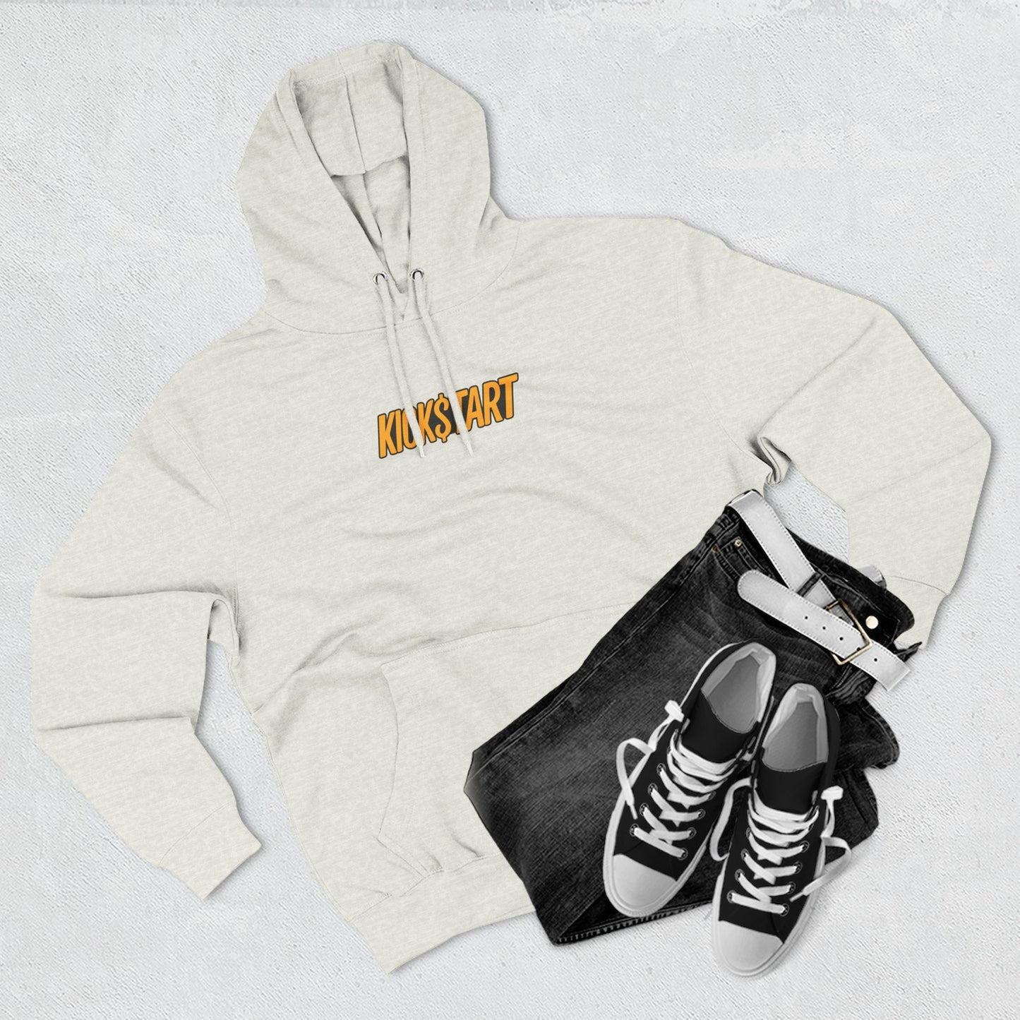 Kickstart Graphic Fleece Hoodie - Cozy Cat