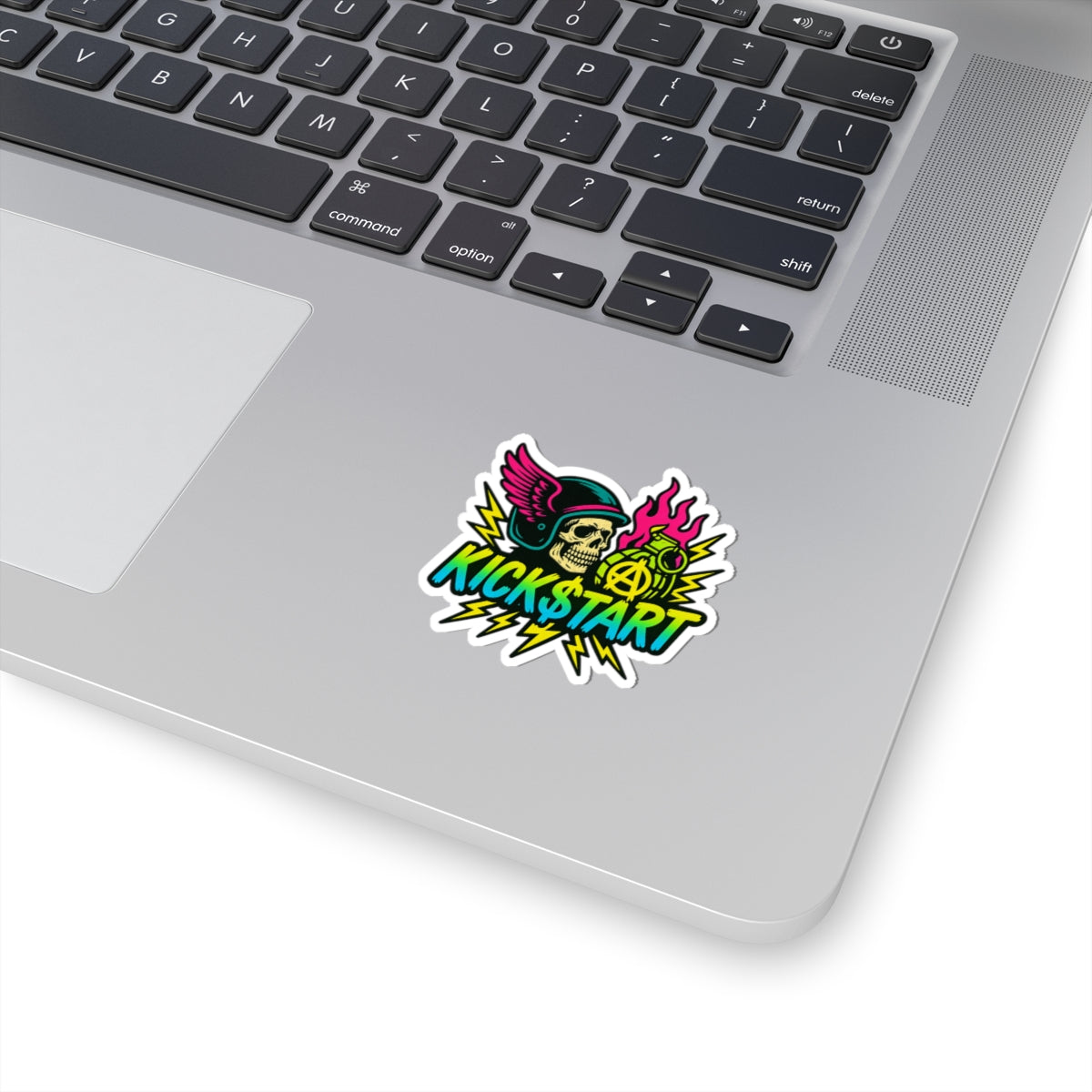 Death Head Anarchy Sticker – Kick$tart Original Skull Decal