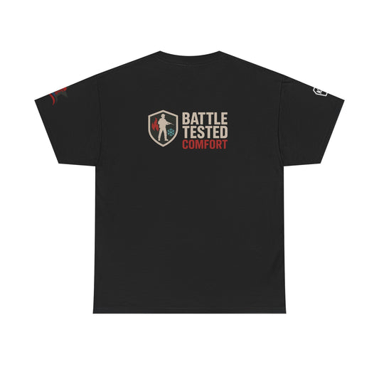 Battle Tested Comfort T-Shirt | Unisex Heavy Cotton Tee | Military Style Tee, Everyday Comfort Wear, Gift for Veterans, Casual Outfit