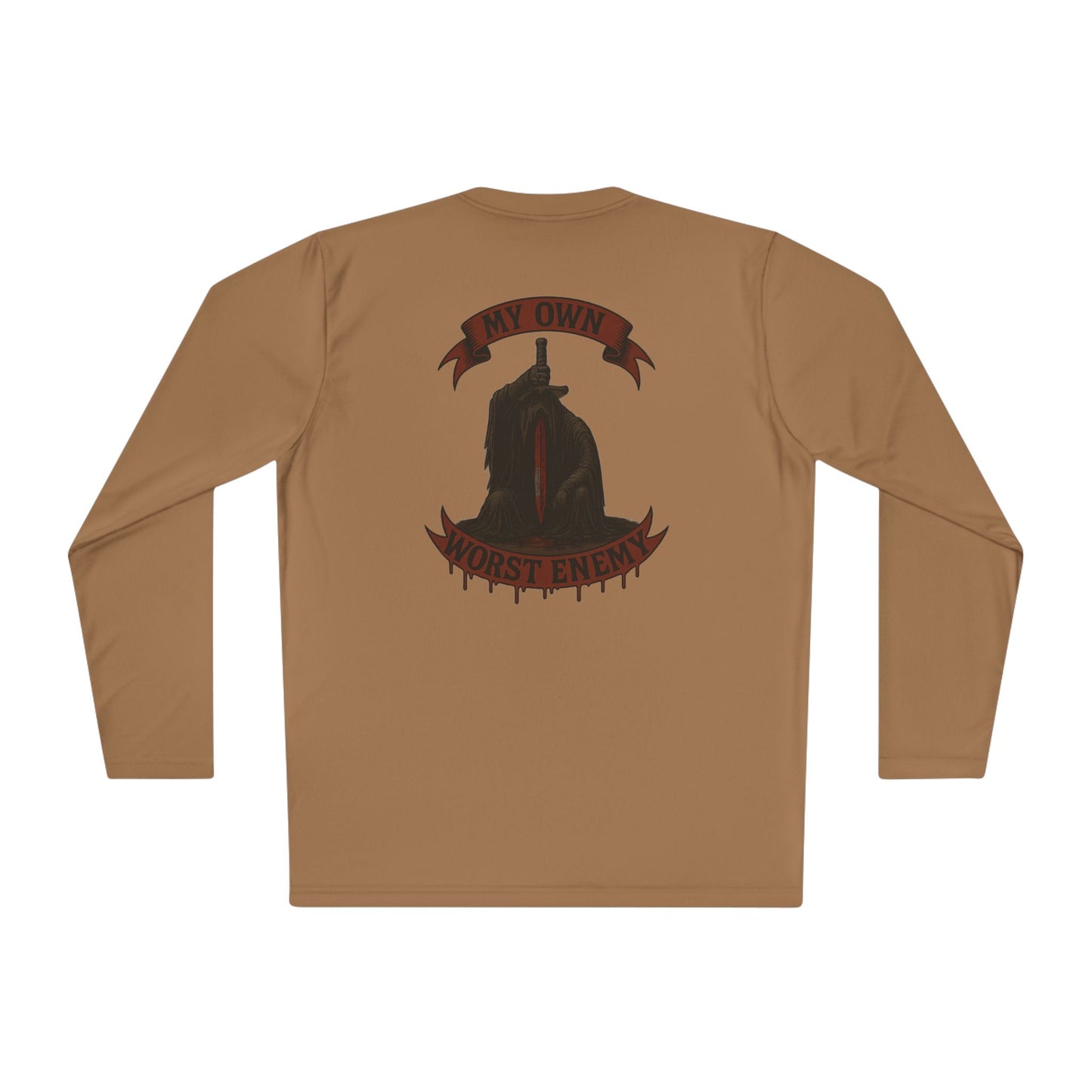Gothic Unisex Tee - My Own Masterpiece, Lightweight Long Sleeve Shirt, Casual Wear, Gift for Art Lovers, Unique Graphic Top