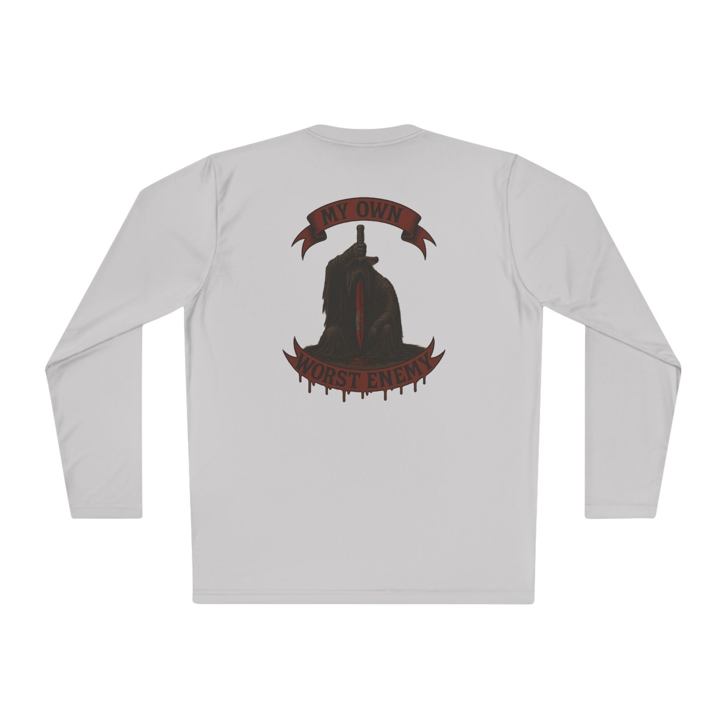 Gothic Unisex Tee - My Own Masterpiece, Lightweight Long Sleeve Shirt, Casual Wear, Gift for Art Lovers, Unique Graphic Top