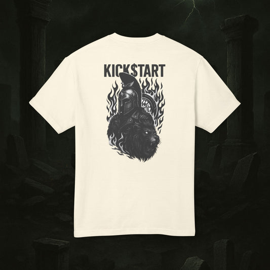 Kick$tart Spartan Tee – Heavyweight Warrior Graphic Shirt
