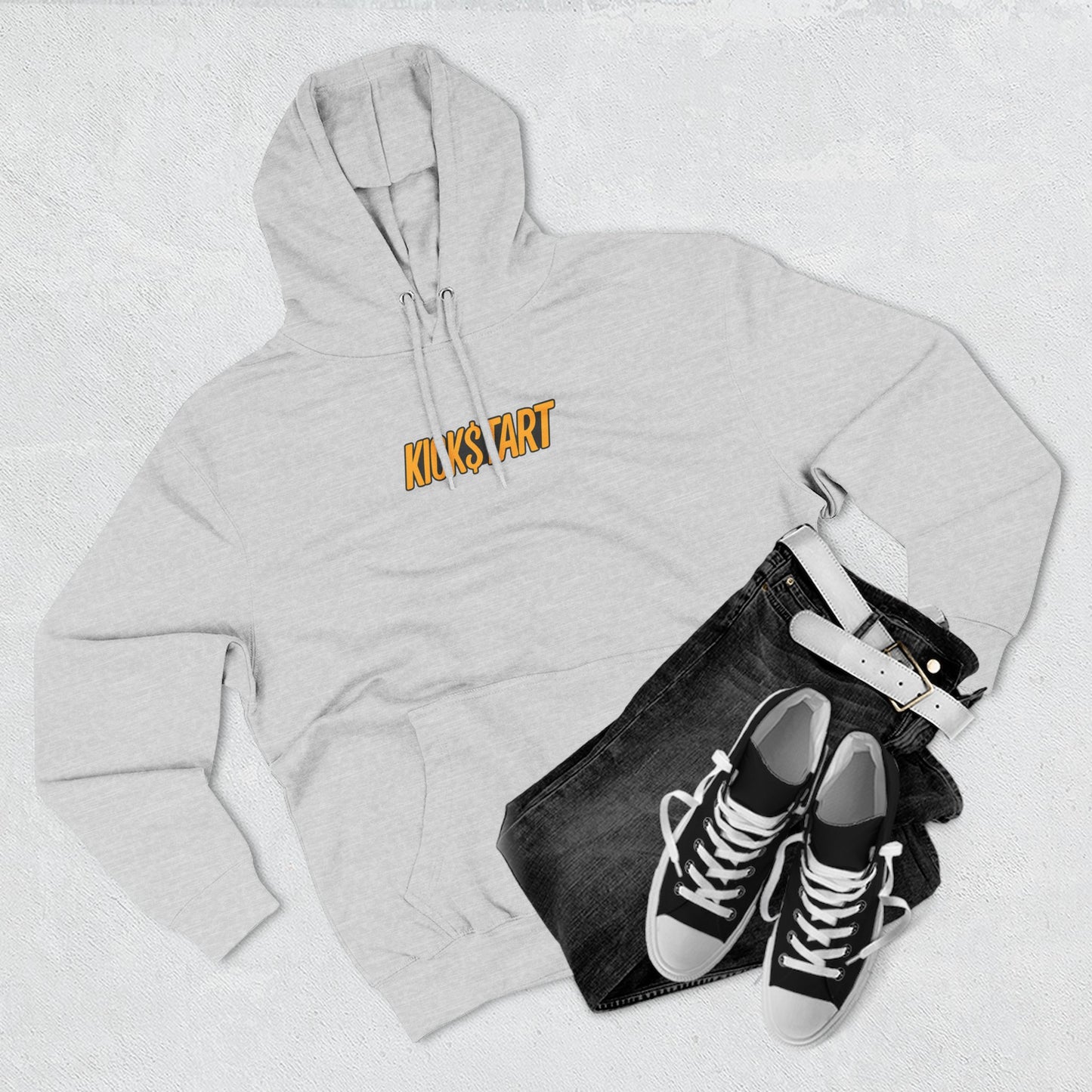 Kickstart Graphic Fleece Hoodie - Cozy Cat