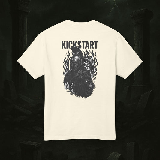 Kick$tart Spartan Tee – Heavyweight Warrior Graphic Shirt