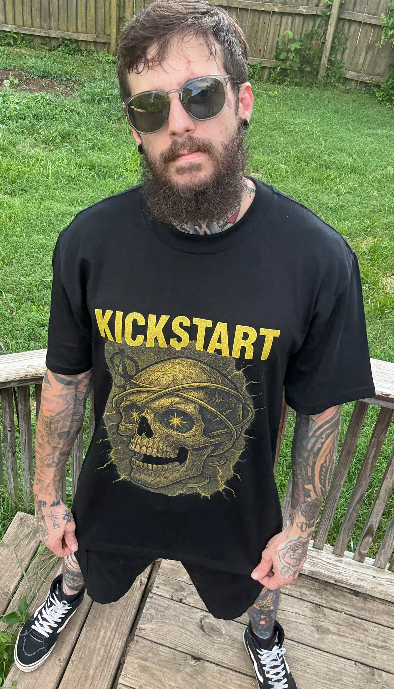 Born Different – Built Different Biker Tee | Kick$tart Streetwear Shirt