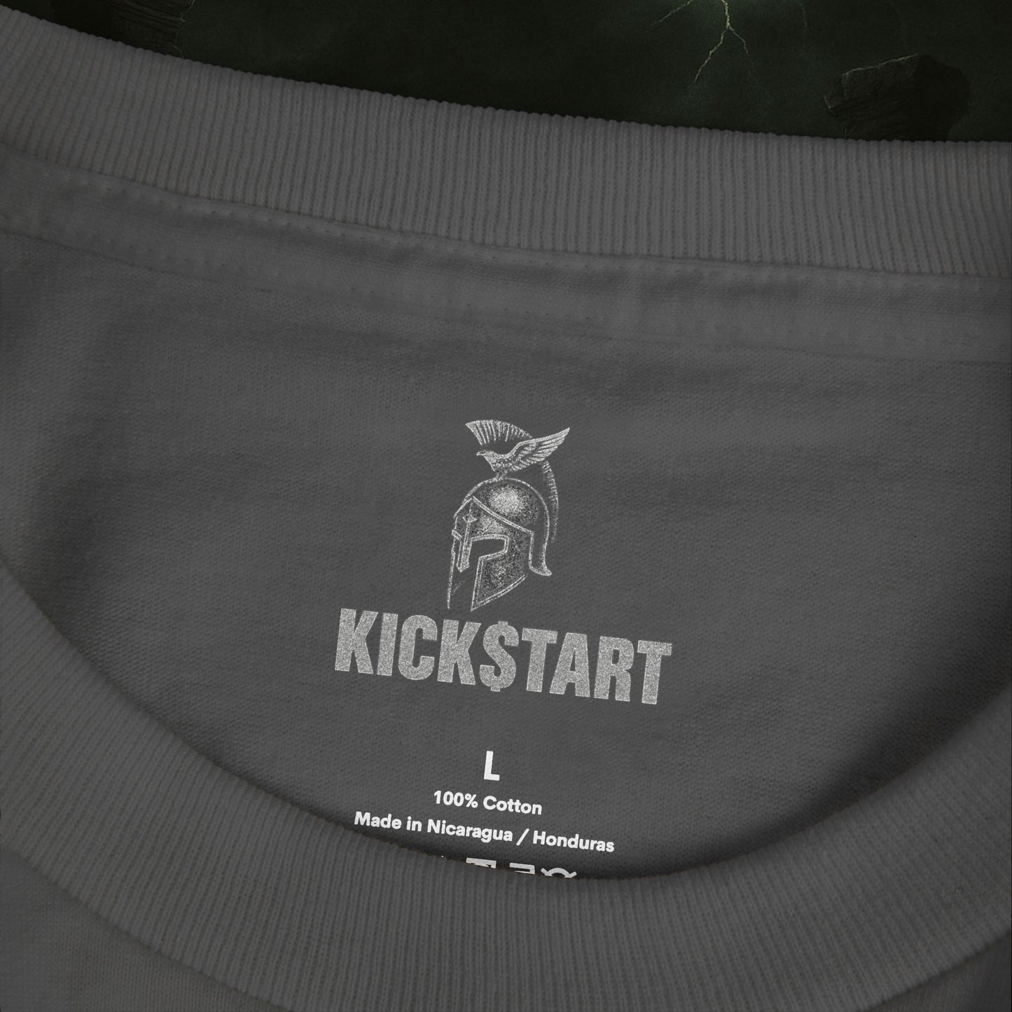 Kick$tart Spartan Tee – Heavyweight Warrior Graphic Shirt