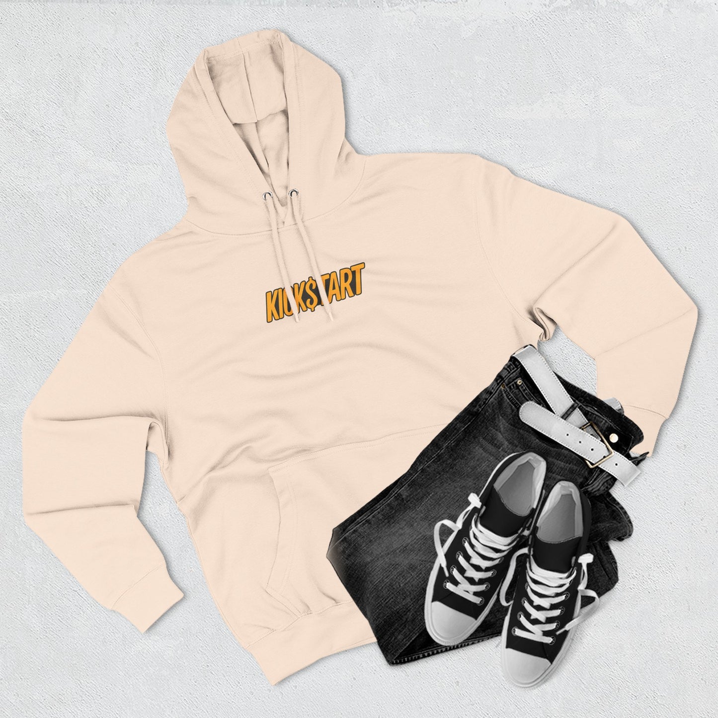 Kickstart Graphic Fleece Hoodie - Cozy Cat