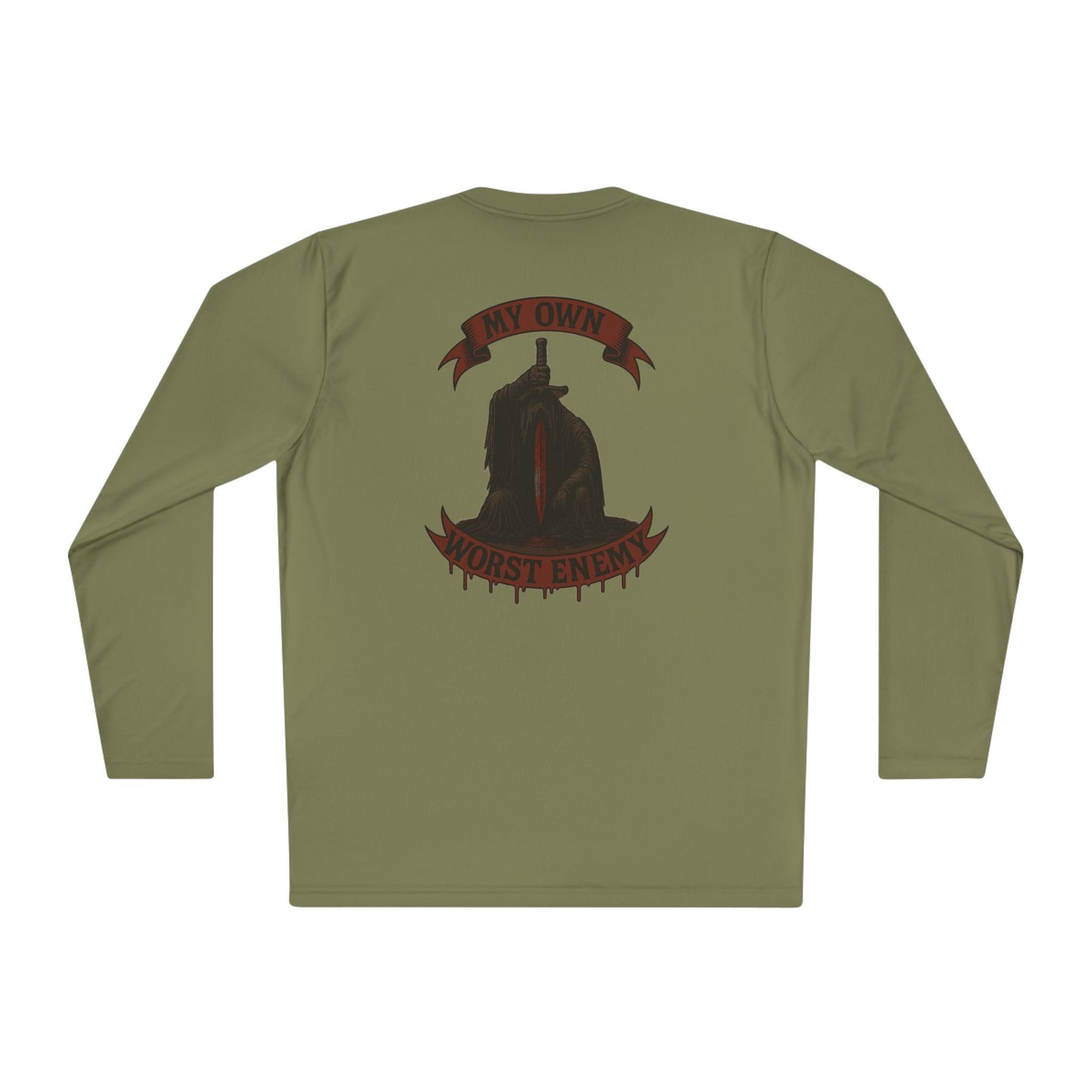 Gothic Unisex Tee - My Own Masterpiece, Lightweight Long Sleeve Shirt, Casual Wear, Gift for Art Lovers, Unique Graphic Top