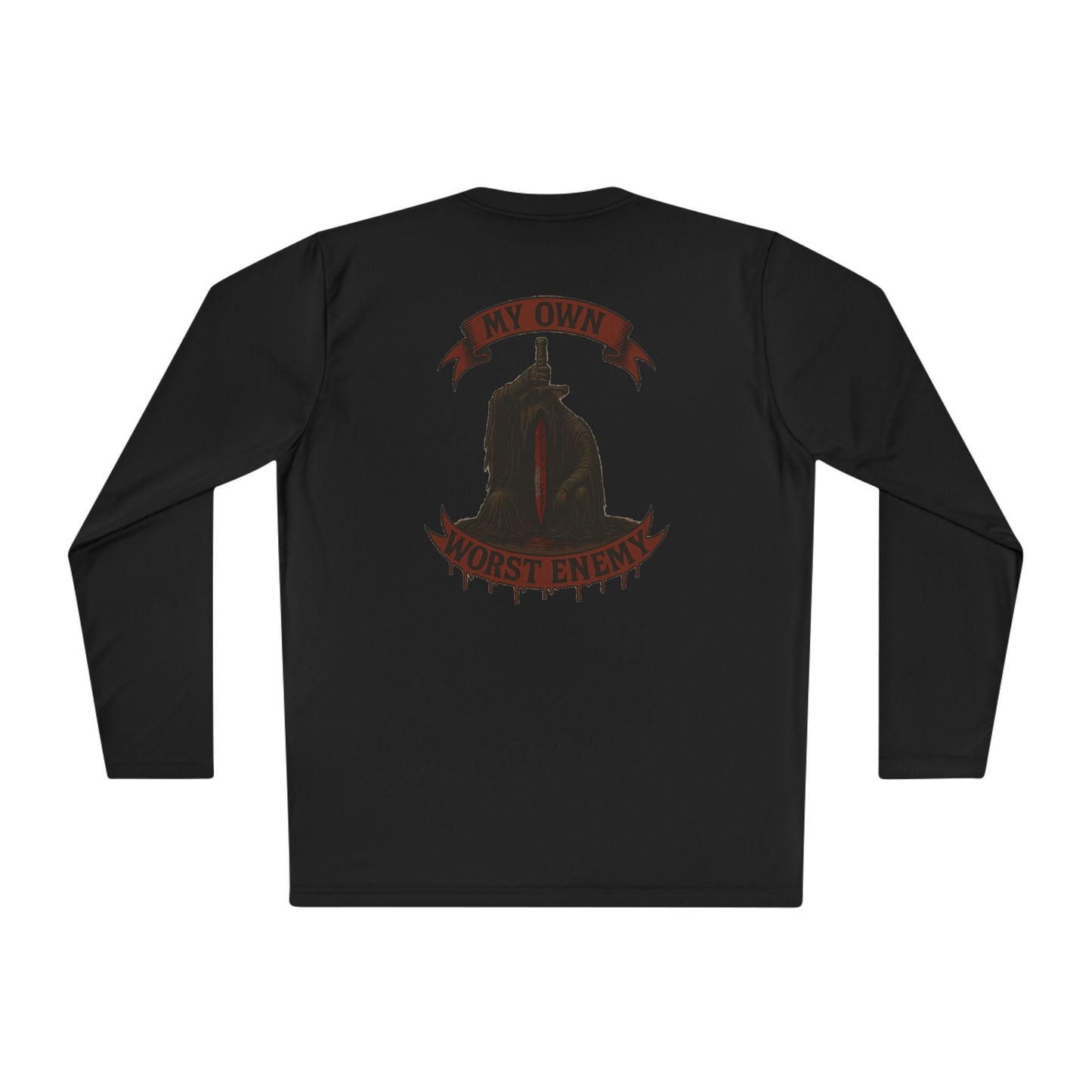 Gothic Unisex Tee - My Own Masterpiece, Lightweight Long Sleeve Shirt, Casual Wear, Gift for Art Lovers, Unique Graphic Top